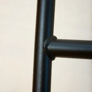 Rear Access Ladder Fabrication weld detail of ladder step closeup GWagon roof access ladder 459x689