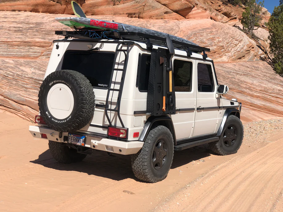 Mercedes-Benz G-Wagon Rear Access Ladder – OEM-Inspired, Heavy-Duty Bolt-On Design - Image 9