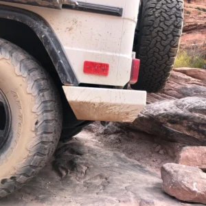 Rear Off-Road Bumper Gwagon all steel rear bumper side view 754x688