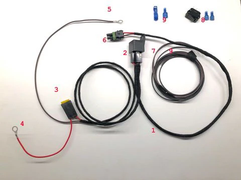 Wiring Harness Kit for Aux Driving Lights for G-Class G Wagon W463 2000 to 2018 - Image 6