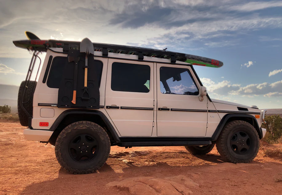 Side Utility Rack for Mercedes GWagen - Side Mounting Option for your external fuel and gear - Image 3