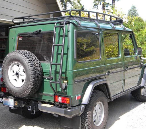 Mercedes-Benz G-Wagon Rear Access Ladder – OEM-Inspired, Heavy-Duty Bolt-On Design - Image 3