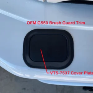 Front Bumper Cover Kit 2019 2020 2021 2022 2023 2024 2025 2026 close up of G Wagen G550 front bumper cover when bull bar brush guard is removed 800x600