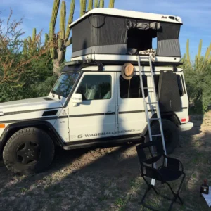 Baroud EVASION Roof Top G Wagen with James Baroud Hard Shell Roof top tent Evasion 917x688