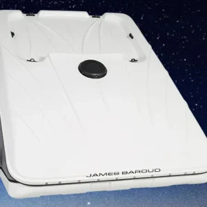 Baroud EXTREME Roof Top James Barout Extreme Hard Shell Roof Top Tent White shell 531x404