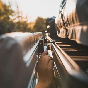 Out Awning Quick release awning mount for GWagen Slimline 2 roof rack 488x683