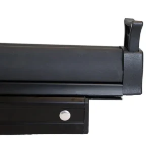 Ski/Snowboard Carrier Ski Snowboard carrier for G Wogen Slimline Roof rack load bars close up 913x688